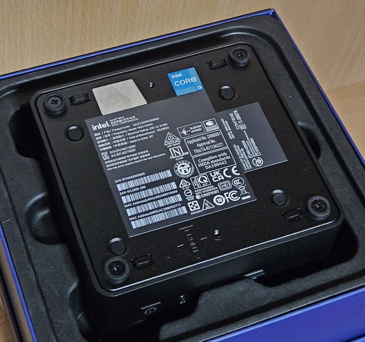 Mini PC Intel NUC 13 Pro i3 13 th 512 gb nou