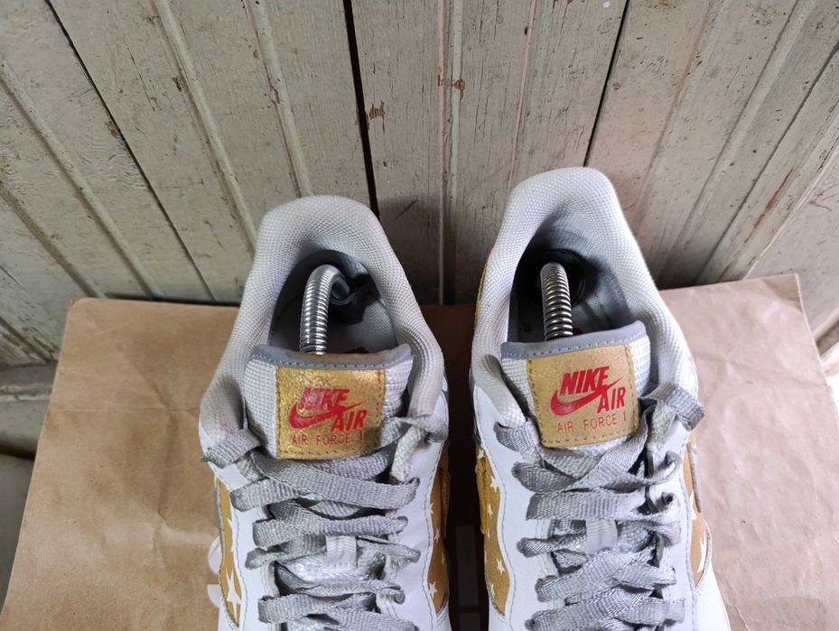 ''Nike Air Force 1 Low Metallic Gold Stars''оригинални маратонки 43 но