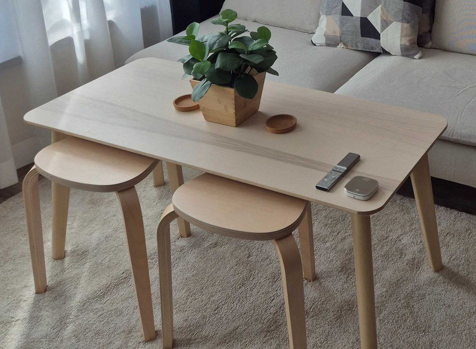 Холна масичка и табуретки IKEA