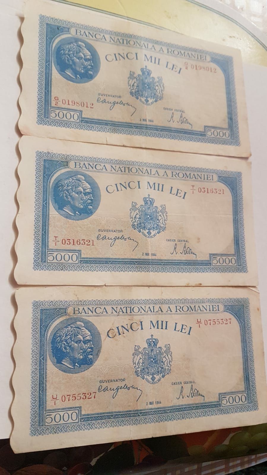 bancnote de colectie  cinci mii lei in stare buna .1944