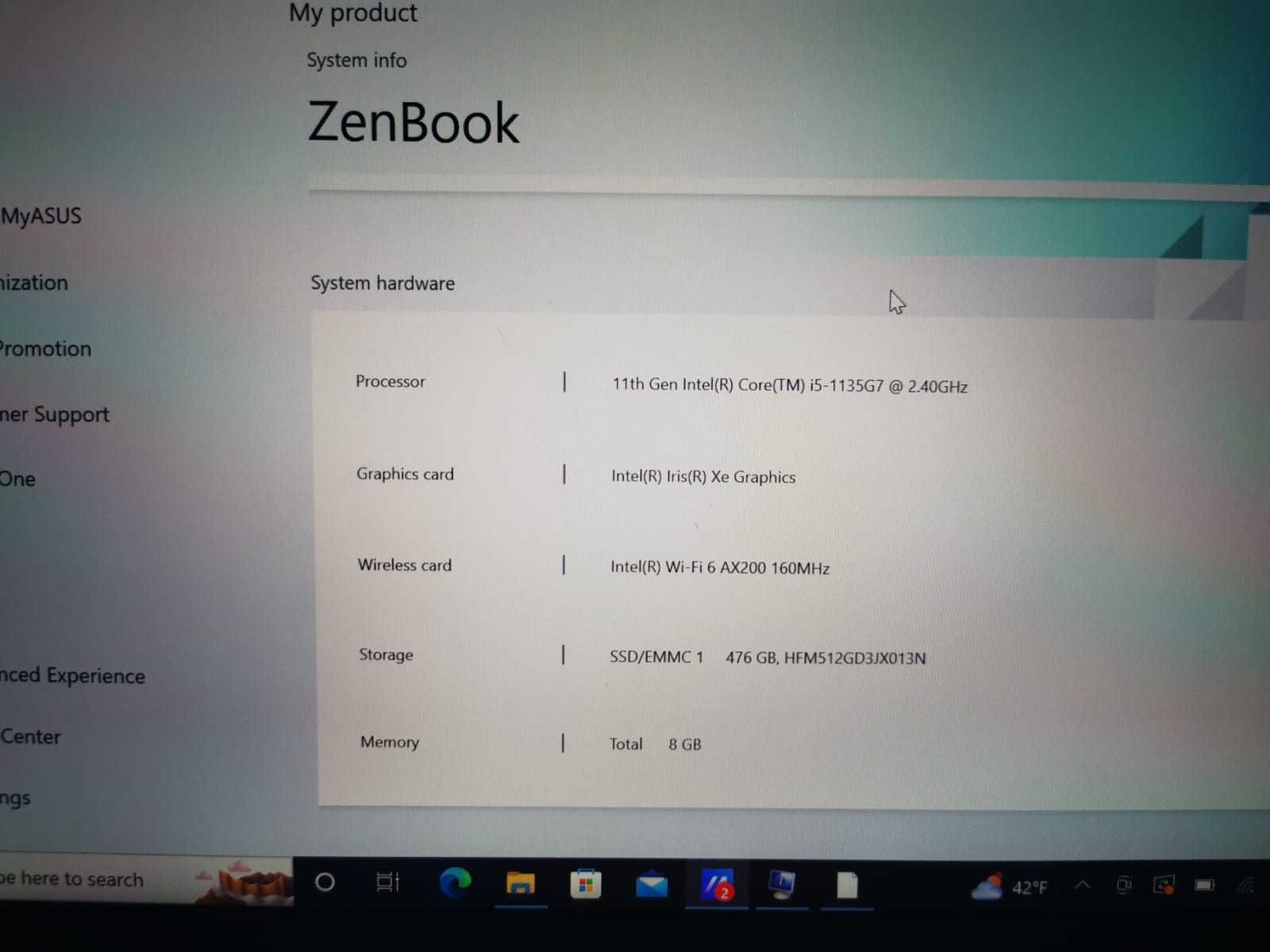 Asus Zenbook duo 14"