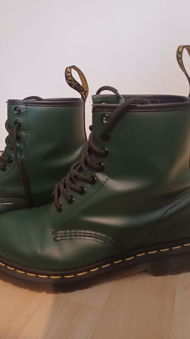 Dr.Martens зелени кубинки