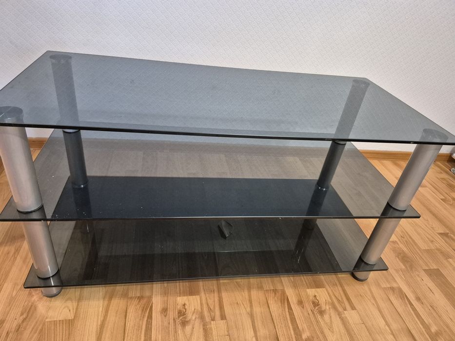 Столик стеклянный журнальный