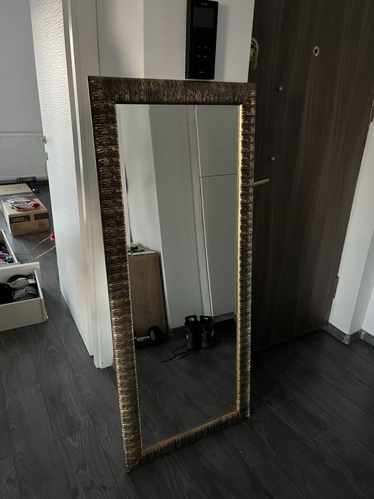 Oglinda 120x44 cm, cu rama premium