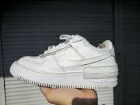 Нови дамски маратонки Nike Air Force 1 Shadow - Бели