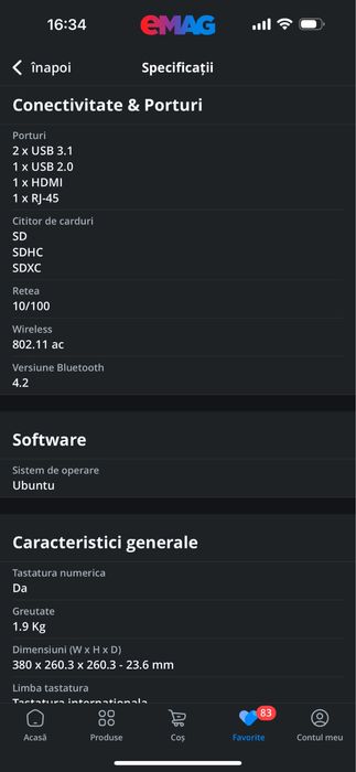 Laptop Dell Inspiron 3584