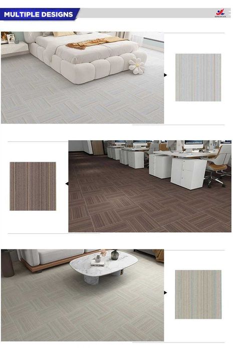 Самоклеящаяся ковровая плитка из ПВХ