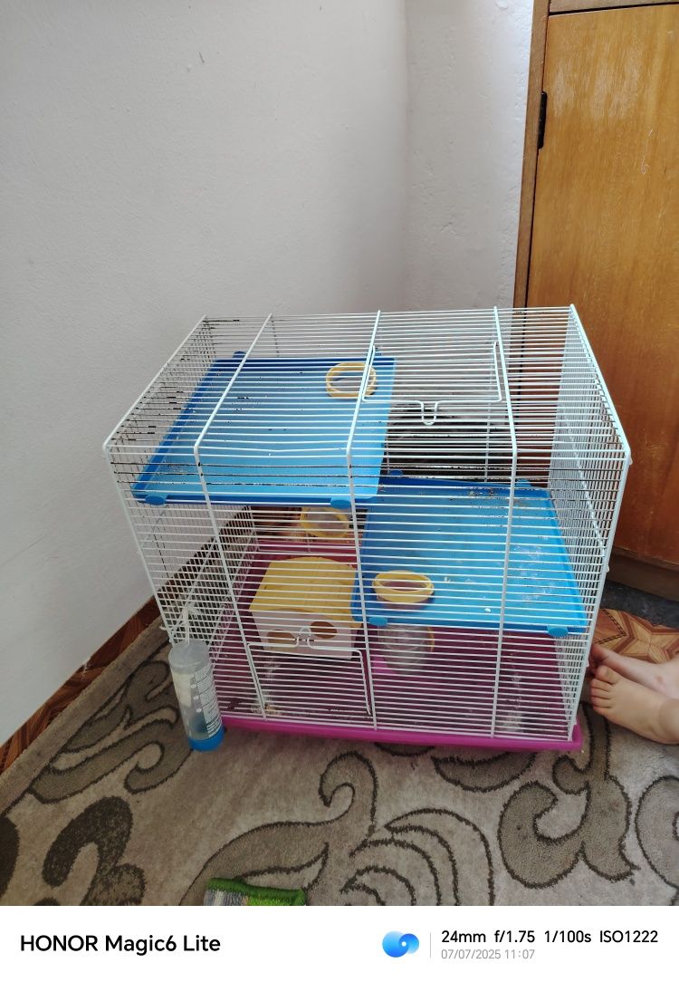 Cușcă hamster plus accesorii