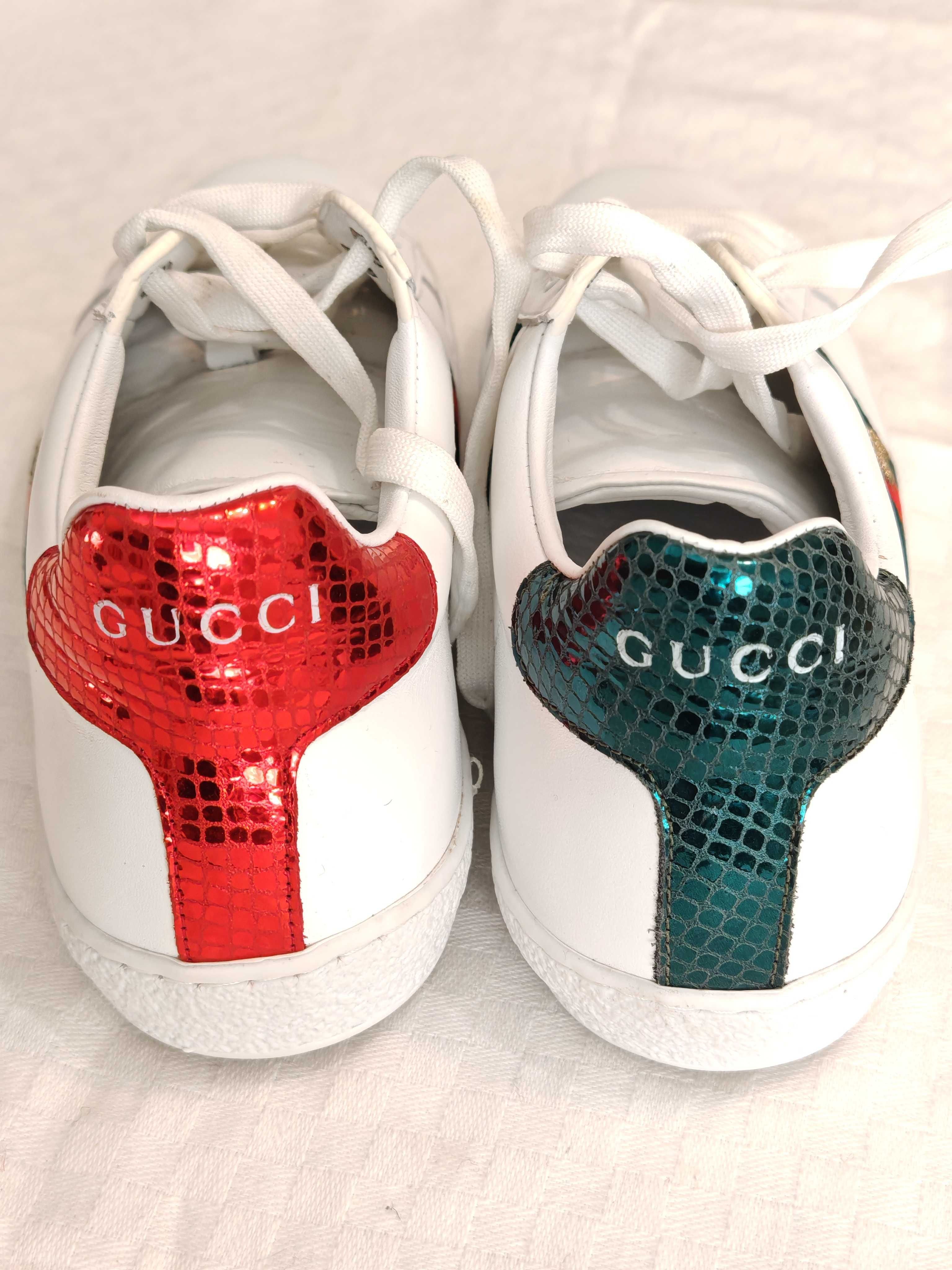 Оригинални Дамски Италиански Маратонки GUCCI 38 р-р Меки и Удобни