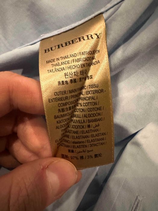 Camasa Burberry Albastru deschis XS (Slim)