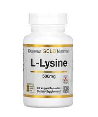 L-лизин, 500 мг, 60 растительных капсул