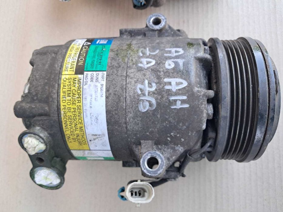 Opel Astra Corsa Zafira Meriva, compresor AC motor 1.0 12 14 16 18