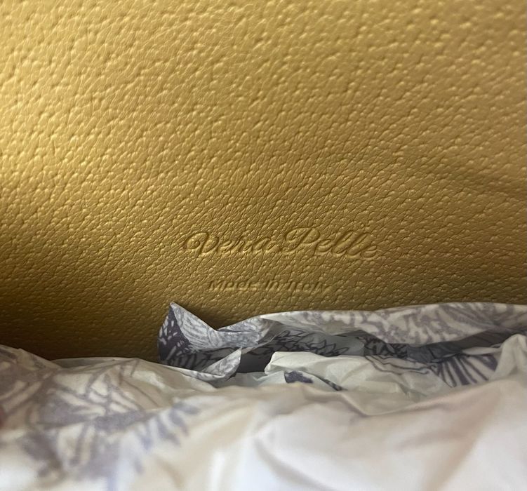 poșetă din piele naturală taupe