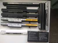 Батареи для ноутбуков Sony, Lenovo, Fujitsu, Asus.