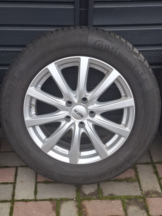 Set 4 jante 5x112 cu anvelope de iarna 215 65 17 Continental  dot 2022