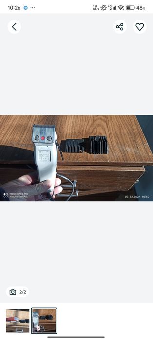 Soch oladigan aparat sotiladi