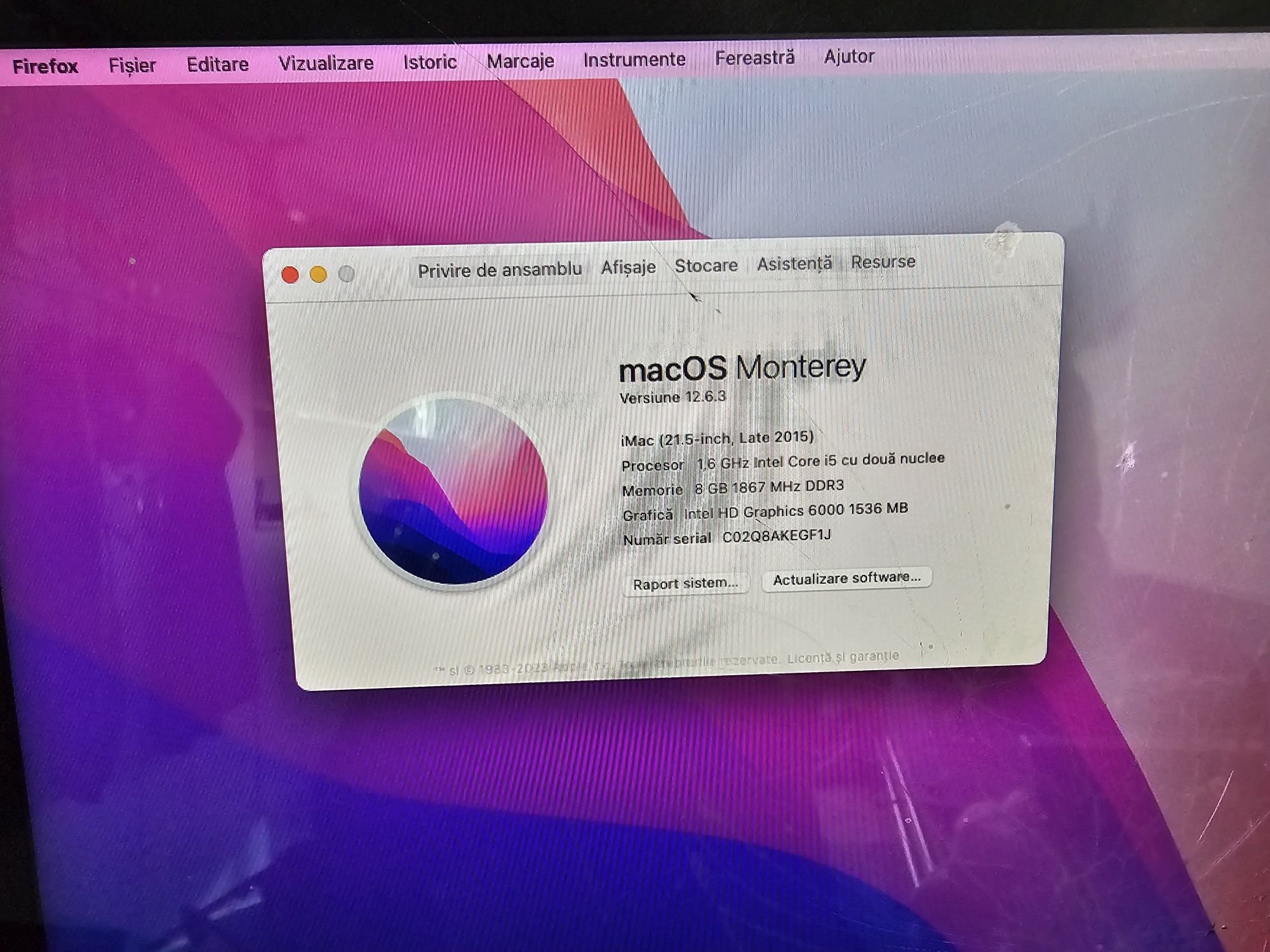 Vând IMac OS Monterey