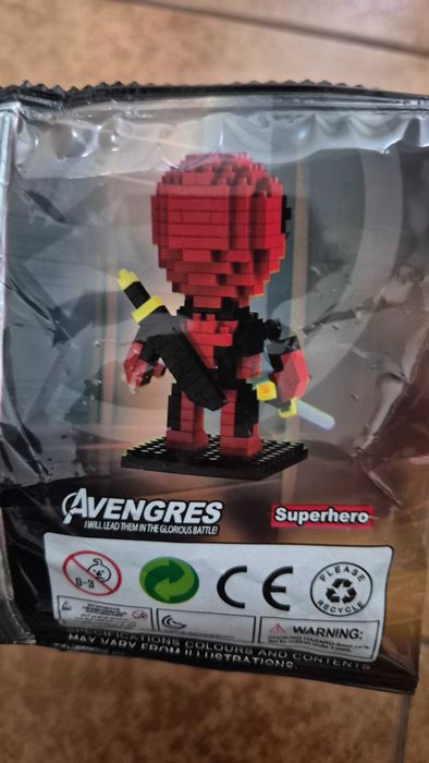 Deadpool, Figurina Mini Bloc ( copie Lego)