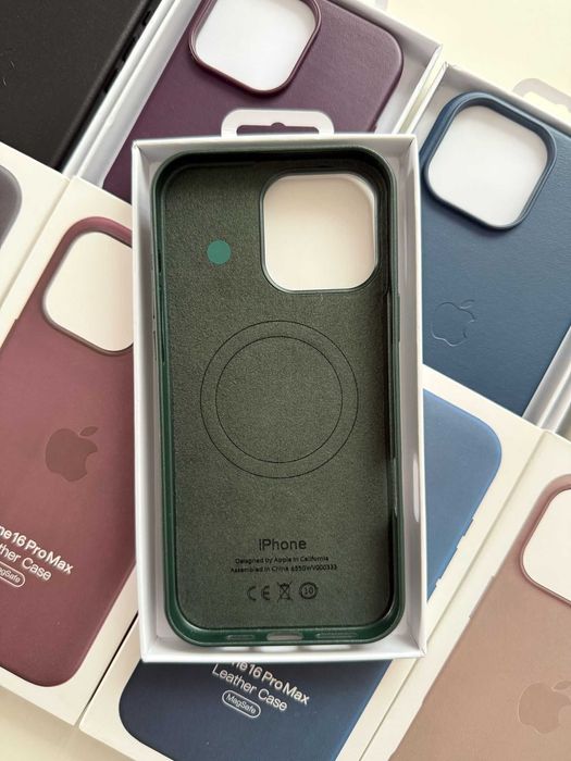 Carcasa/Husa din piele Apple Iphone 16/16 Pro/16 Pro Max cu Magsafe