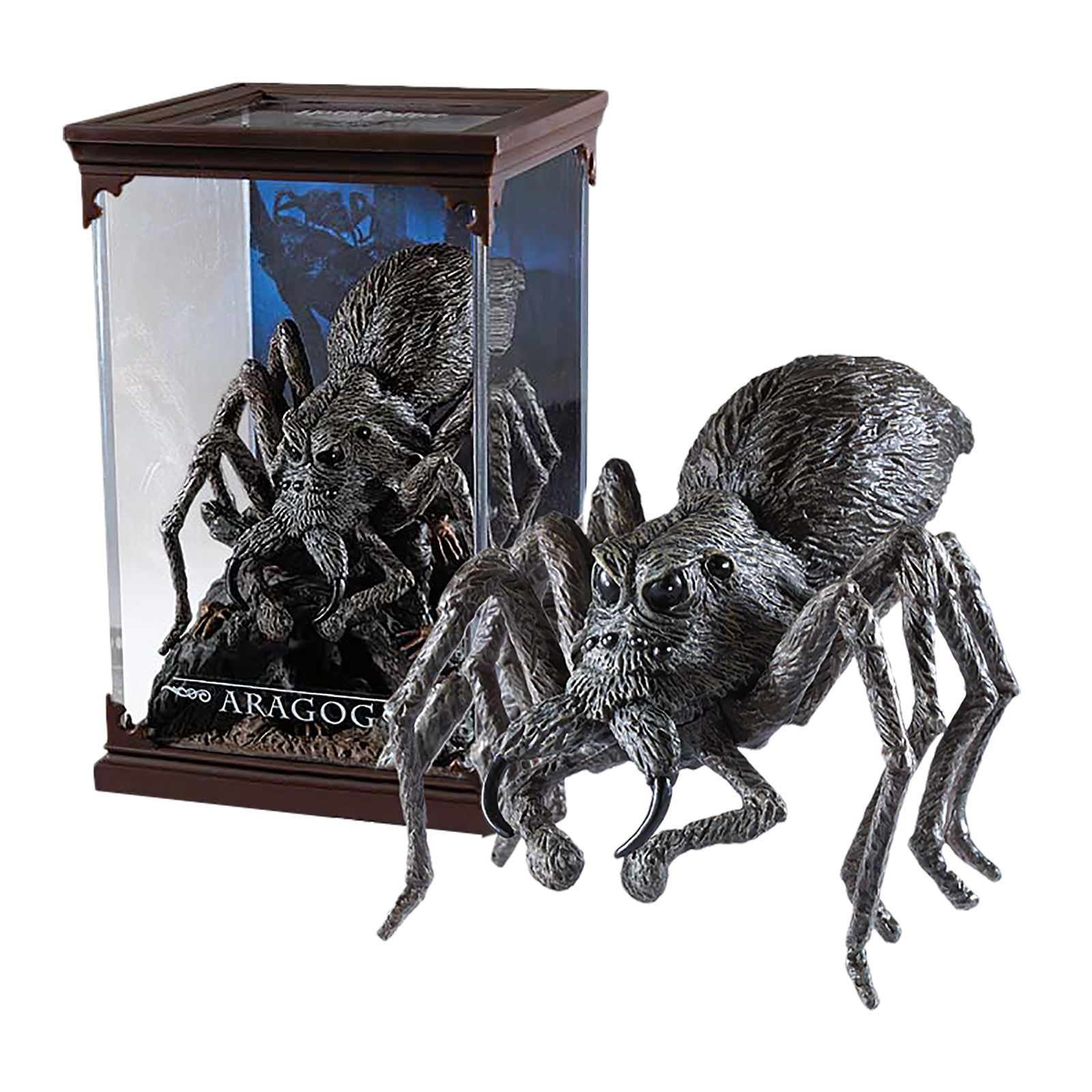 Figurina colectie Amazing Aragog, Harry Potter, 17 cm, suport sticla