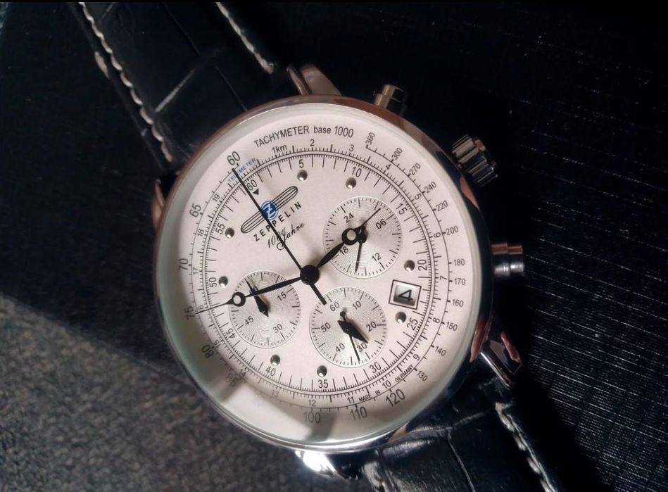 Мъжки ретро бизнес часовник Zeppelin 100 Jahre Zeppelin 7680-2