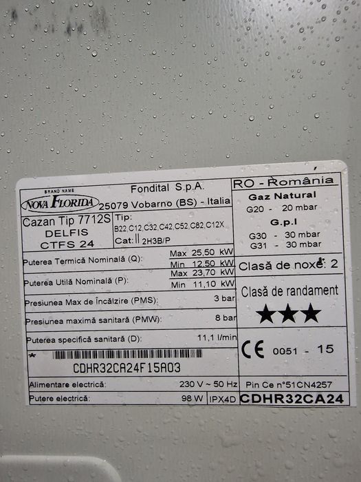 Nova Florida Delfis CTFS 24 Piese Noi și SH , CU FACTURA ȘI GARANȚIE