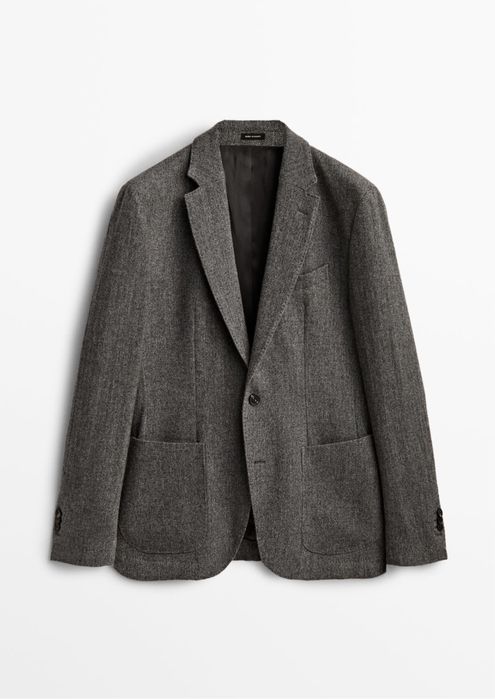 Sacou din lana Massimo Dutti