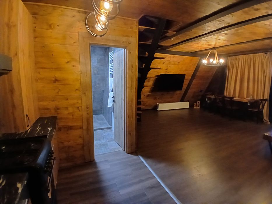 Cazare Cabană Tip-A frame ciubăr/saună