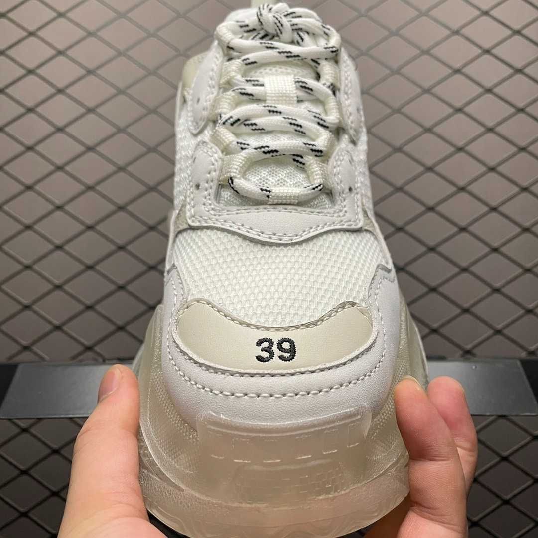 Balenciaga Triple S Clear Sole White 544351