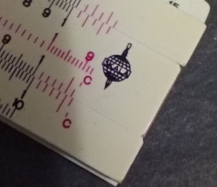 Стара логаритмична, изчислителна линия