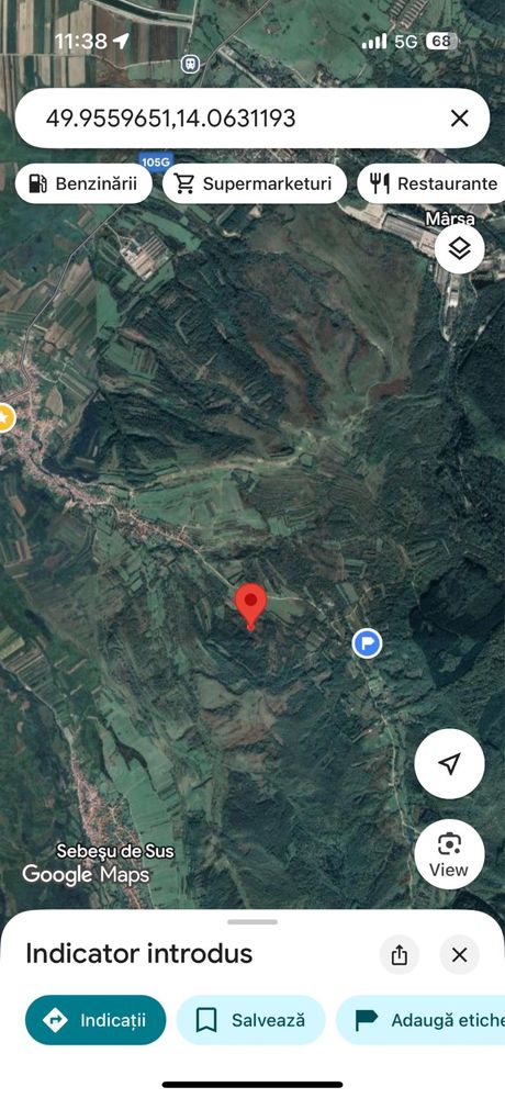 Vand teren zona Valea lupului - Comuna Racovita