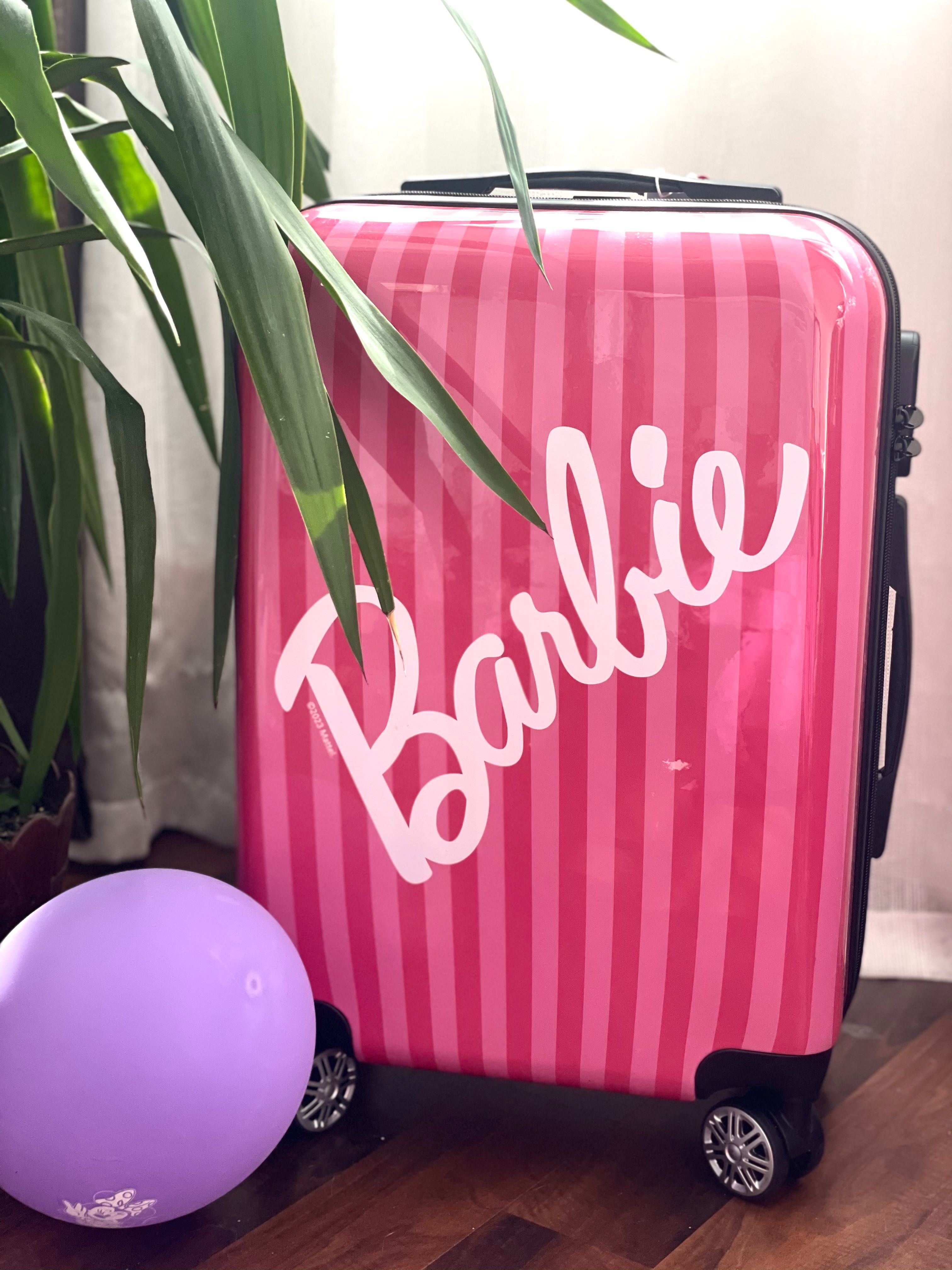 Troler valiza cabina Barbie dama/copii potrivit Ryan Air/Wizz Air