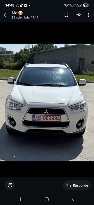 Imatriculat carte de roamania Mitsubishi asx 1,8 diesel