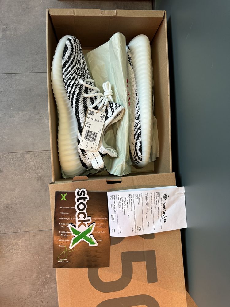Yeezy Boost 350 V2 Zebra , Poze Reale marimi 36-47