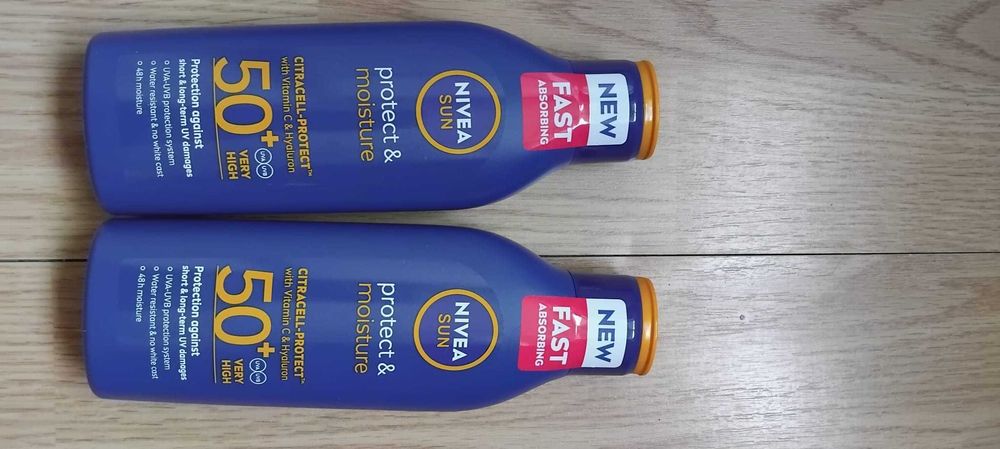 Creme de plaja Nivea SPF 50+,noi
