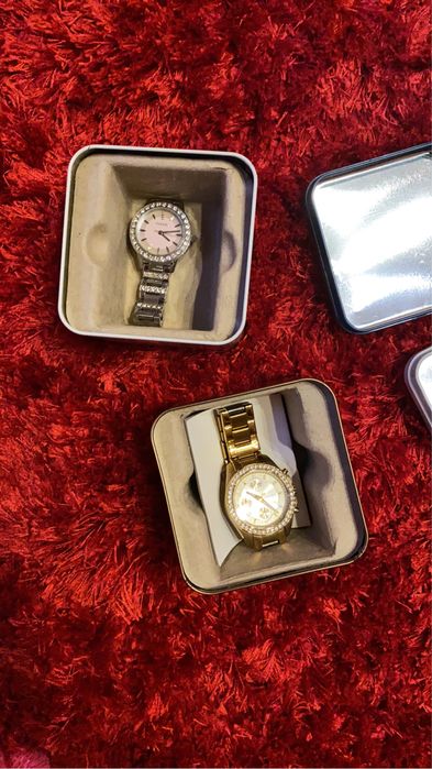 Ceas Fossil argintiu