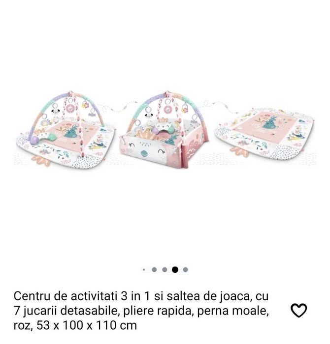 Saltea de activități bebeluși