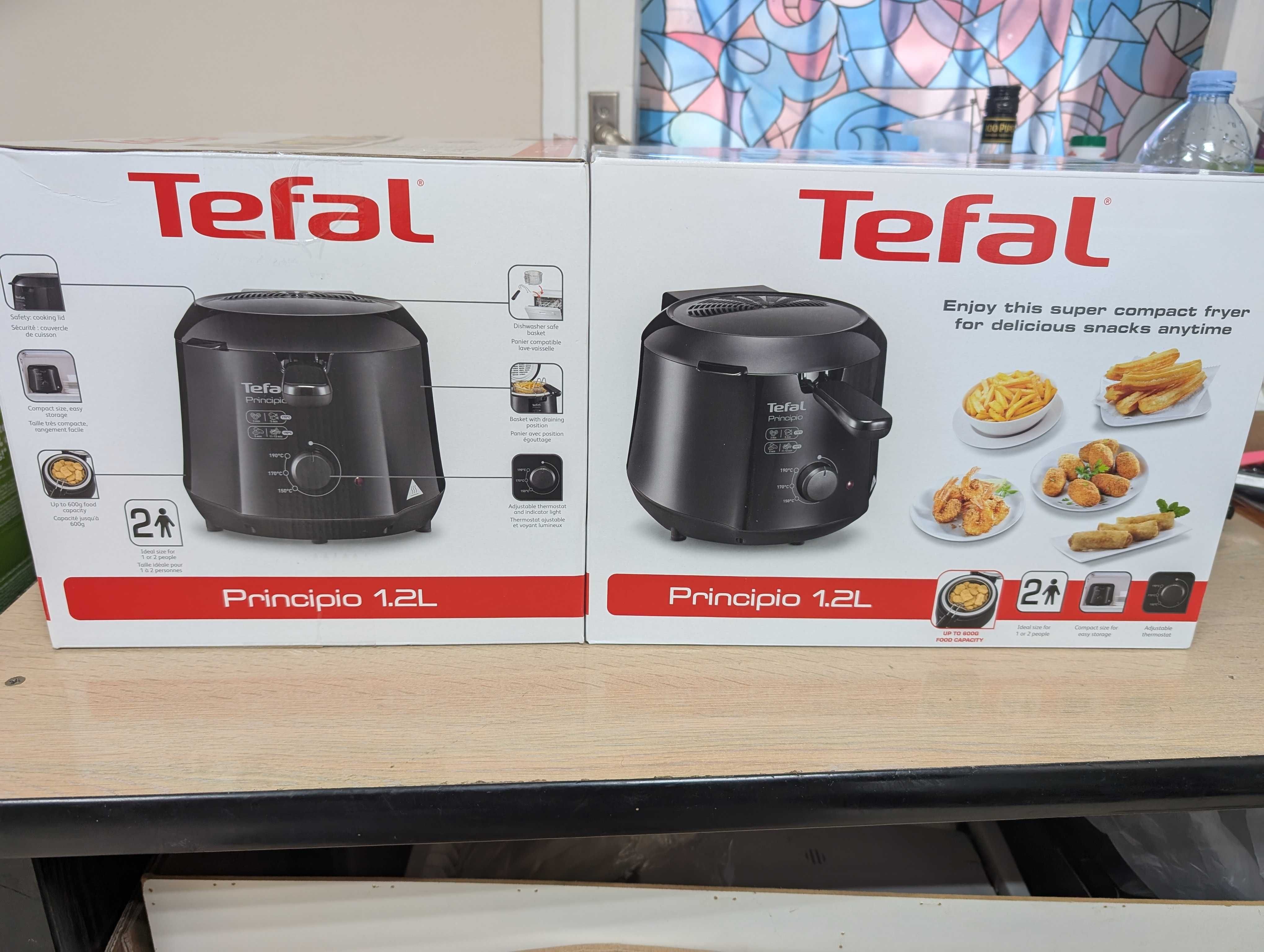Фритюрник Tefal Minicompact FF230831 Principio, 1000W, 1.2 л