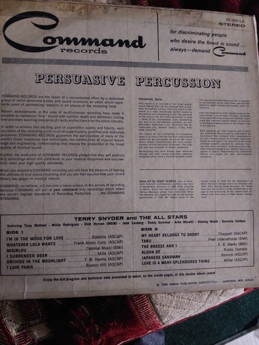 Discuri vinil de colectie-1959,1966,1978-Persuasive Percussion (jazz)