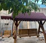 Mobilier rustic din buștean sau cherestea