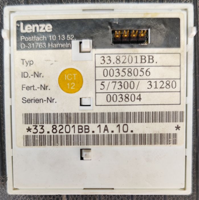 Vand display programabil pt. Convertizor de frecventa Lenze