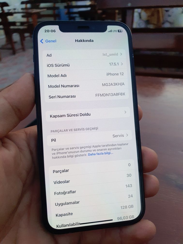 Iphone 12 128GB 75%