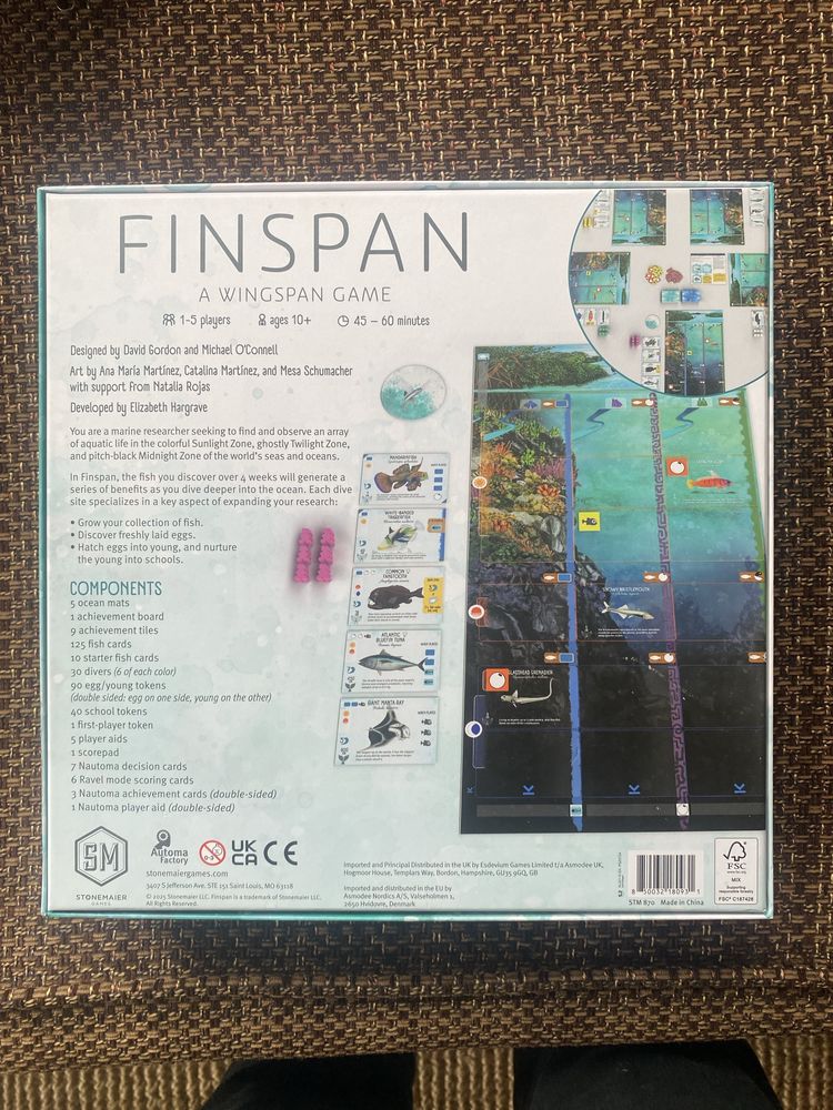 Настолна игра Finspan