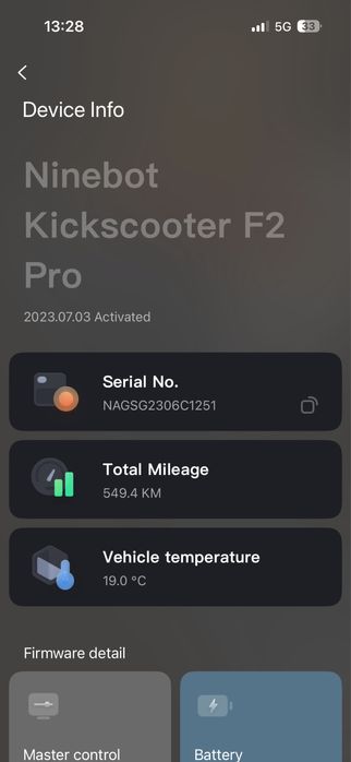 Електрическа тротинетка Segway Ninebot F2 Plus