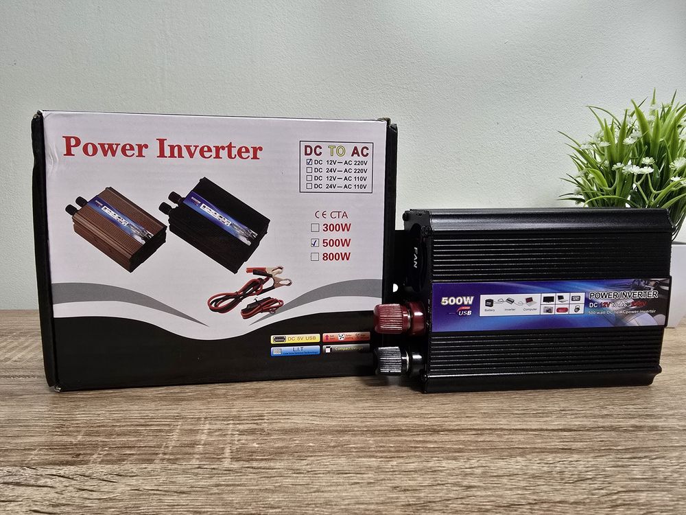 Инвертор 12v - 220v 500W