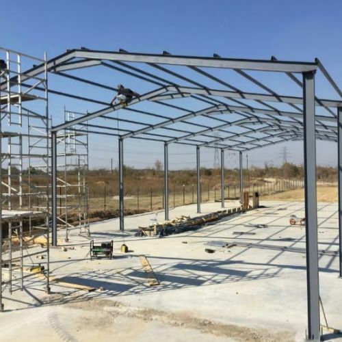 Structura hala metalică garaj service auto transport montaj