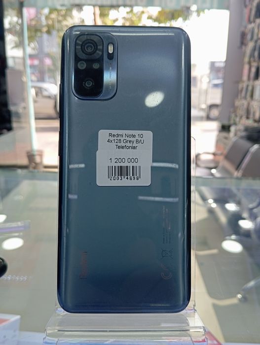 Redmi Note 10 4x128 Grey Sotiladi