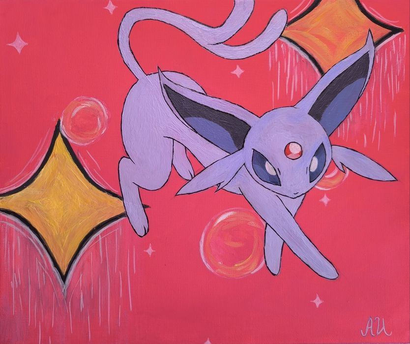 Fanart на pokemon Espeon
