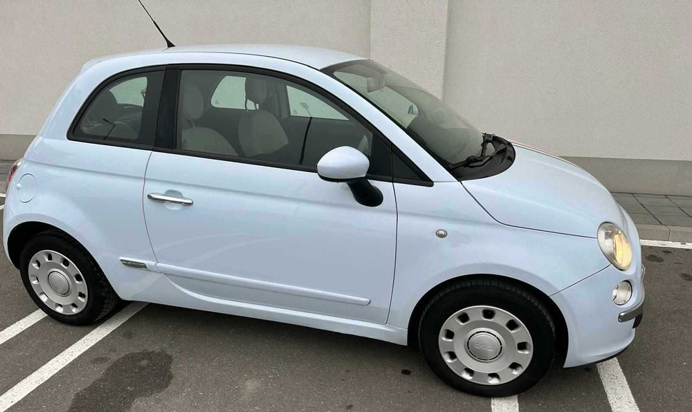 Fiat 500,Automatic,Model Italy,Baby blue,Euro 5