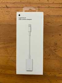 Adaptor Apple iPhone iPad lightning USB camera adapter, Original, Nou
